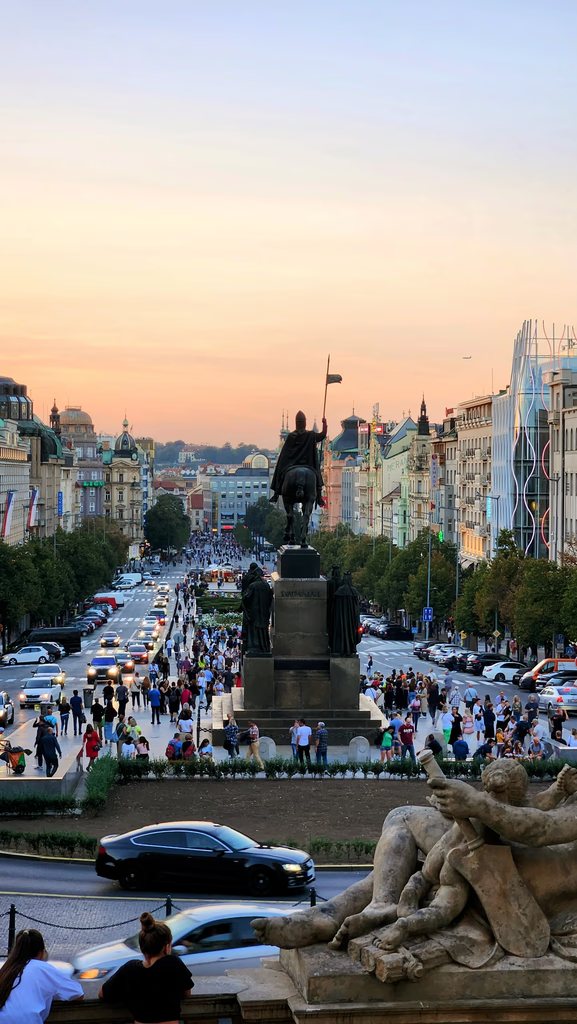 Street photo from Prague